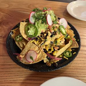 nachos locos  at Penelope's Vegan Taqueria in Chicago