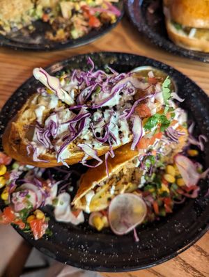 Chimichanga at Penelope's Vegan Taqueria in Chicago