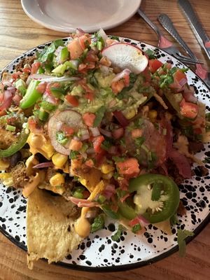 Nachos “appetizer"  at Penelope's Vegan Taqueria in Chicago