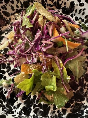 The awesome salad    at Penelope's Vegan Taqueria in Chicago