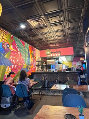 I recommend making a reservation - it was busy and lots of the tables were reserved. (a Friday evening)  at Penelope's Vegan Taqueria in Chicago