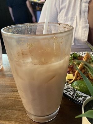 Horchata  at Penelope's Vegan Taqueria in Chicago