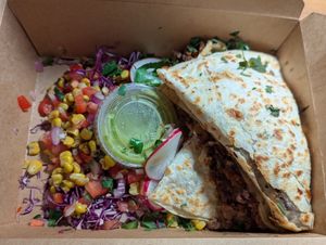 Quesadilla Grande at Penelope's Vegan Taqueria in Chicago