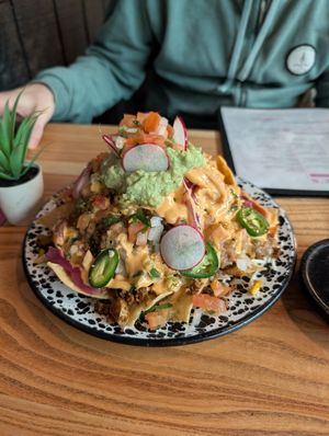 Nachos Locos at Penelope's Vegan Taqueria in Chicago