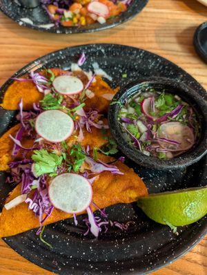 Quesabirria at Penelope's Vegan Taqueria in Chicago