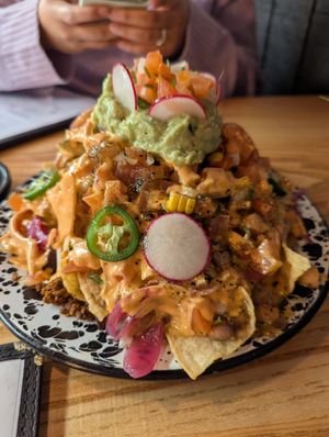 Nachos Locos at Penelope's Vegan Taqueria in Chicago