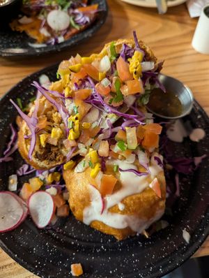 Chimichanga at Penelope's Vegan Taqueria in Chicago