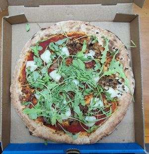 Pizza at Amalfi Pizzeria in Clayfield