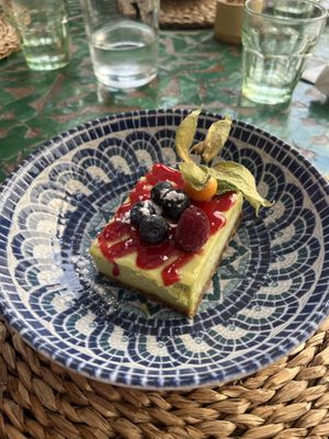 Avocado pie  at The Farm in Marbella