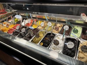 Vegan options  at Gelateria Della Palma in Rome