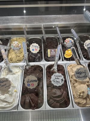   at Gelateria Della Palma in Rome