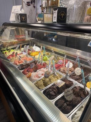   at Gelateria Della Palma in Rome