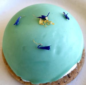 under the sugar glass dome at Yun Teehaus in Seoul