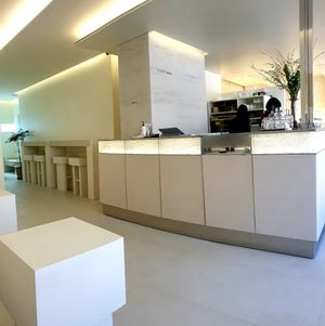 counter at Yun Teehaus in Seoul