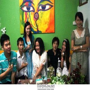 Beloved Guests at Reunion Cafe in Vientiane