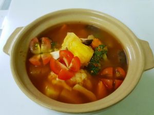   at Reunion Cafe in Vientiane