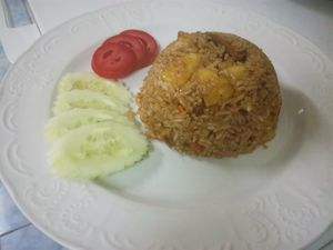   at Reunion Cafe in Vientiane