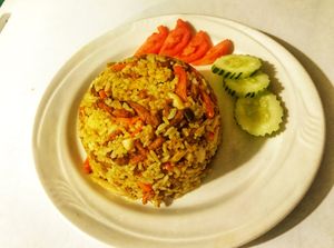   at Reunion Cafe in Vientiane