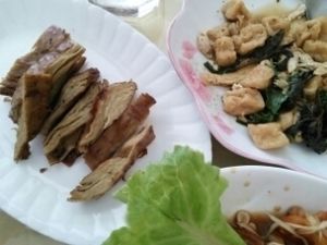 ";duck"; at Reunion Cafe in Vientiane