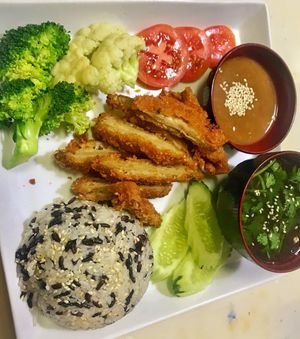   at Reunion Cafe in Vientiane