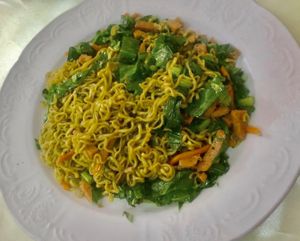   at Reunion Cafe in Vientiane