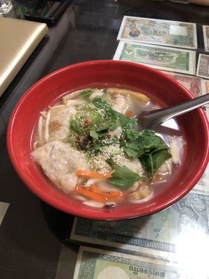   at Reunion Cafe in Vientiane