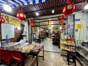 Outside of store   at Reunion Cafe in Vientiane