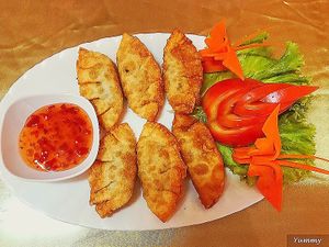 Menu  at Reunion Cafe in Vientiane