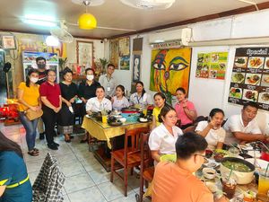   at Reunion Cafe in Vientiane