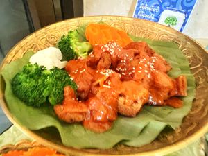   at Reunion Cafe in Vientiane