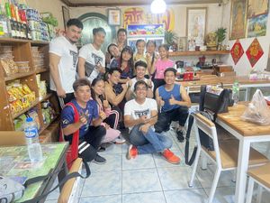   at Reunion Cafe in Vientiane