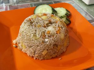 Pineapple fried rice, 40,000 kip  at Reunion Cafe in Vientiane