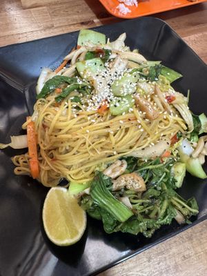 Noodles   at Reunion Cafe in Vientiane