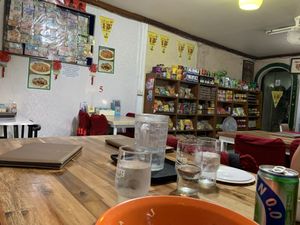 Inside of place  at Reunion Cafe in Vientiane