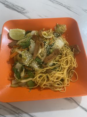 Noodles   at Reunion Cafe in Vientiane