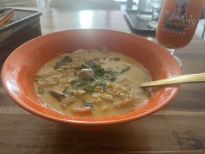   at Reunion Cafe in Vientiane
