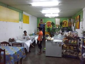 Interior. at Reunion Cafe in Vientiane