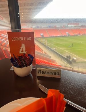   at The Corner Flag in Blackpool