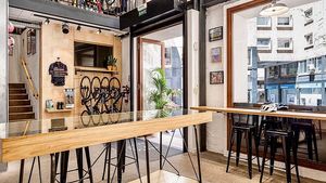 .  at Rapha in Mallorca