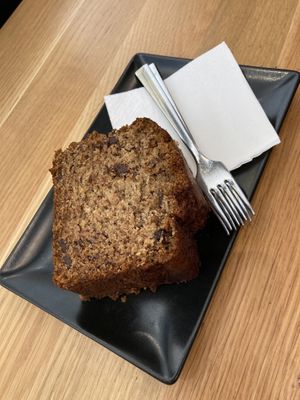 Banana bread  at Rapha in Mallorca