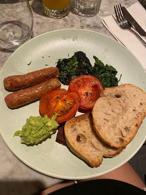 Vegan breakfast at Cote - Cardiff Central in Cardiff
