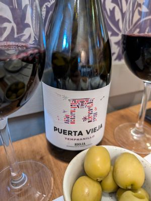 Vegan Wine and olives at Ambiente Tapas - Goodramgate in York