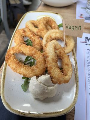Vegan squid  at Ambiente Tapas - Goodramgate in York