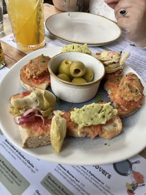 Veg wheel of tapas   at Ambiente Tapas - Goodramgate in York