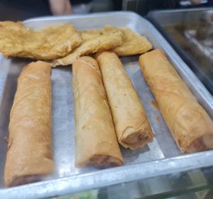Spring roll ~ 7/4/22 at En Cheng Vegetarian 恩成素 - Maybe closed in Northeast Singapore