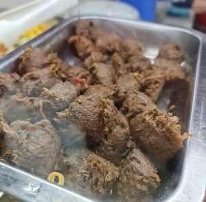 Deep fried mock mutton ~ 7/4/22 at En Cheng Vegetarian 恩成素 - Maybe closed in Northeast Singapore