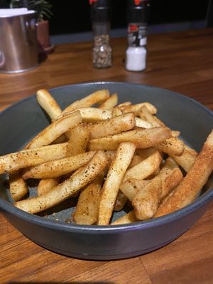 Cajun fries  at Foxtrot Bistro in Koh Samui