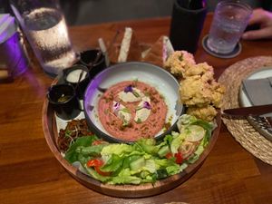 Sharing plate at Foxtrot Bistro in Koh Samui