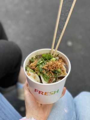 Veggie Dumpling Ramen  at Fresh in Norwich