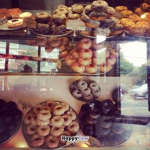 Sunday donut case! at Mighty-O Donuts - Greenlake in Seattle